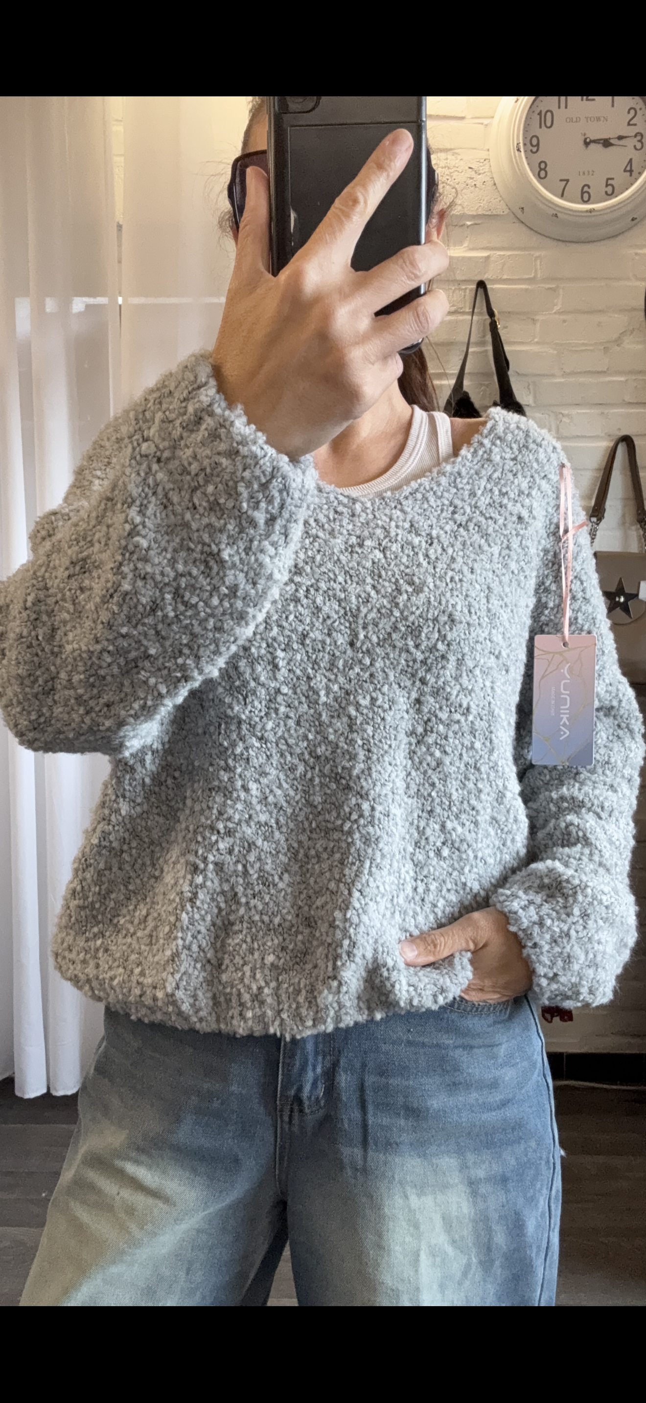 Pull gris Maya
