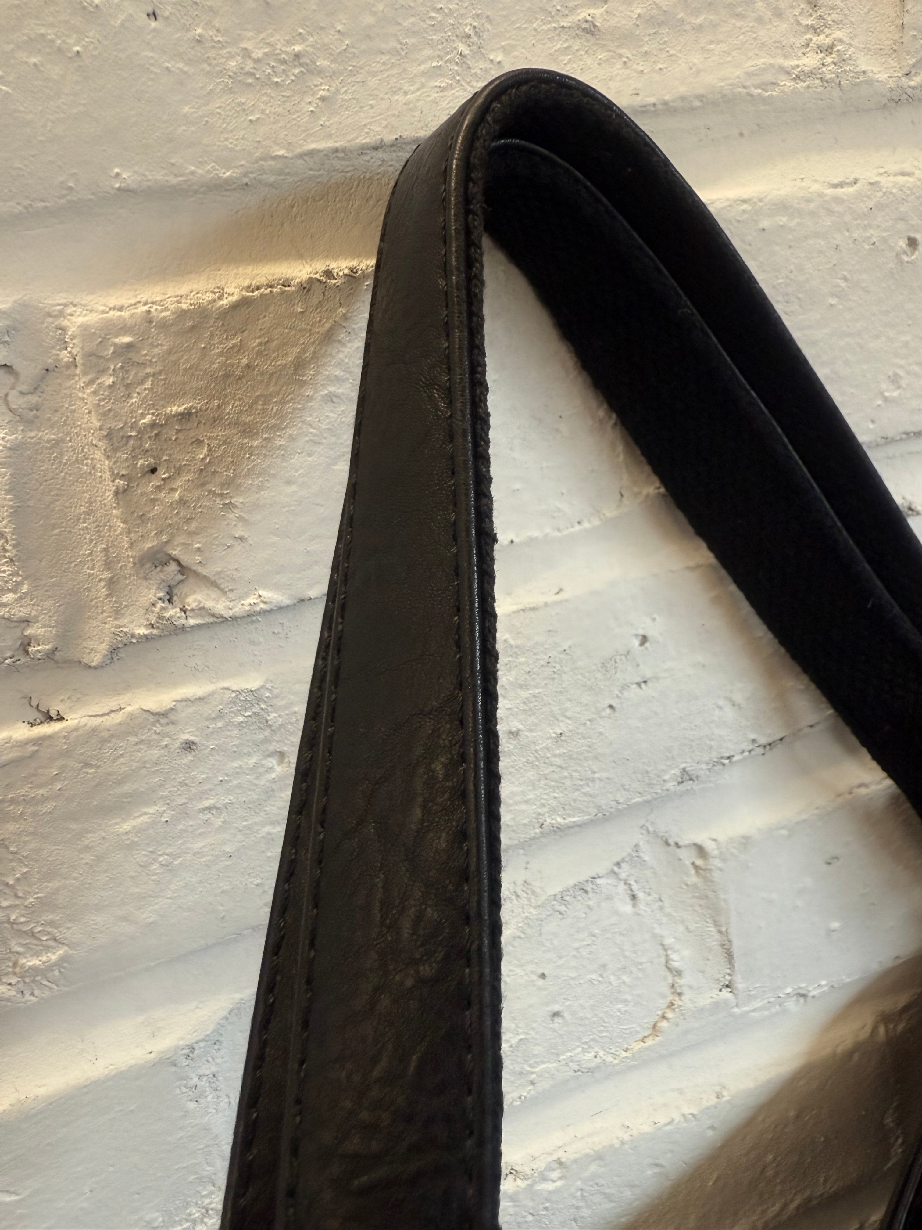 Sac noir double sangle NOEMI