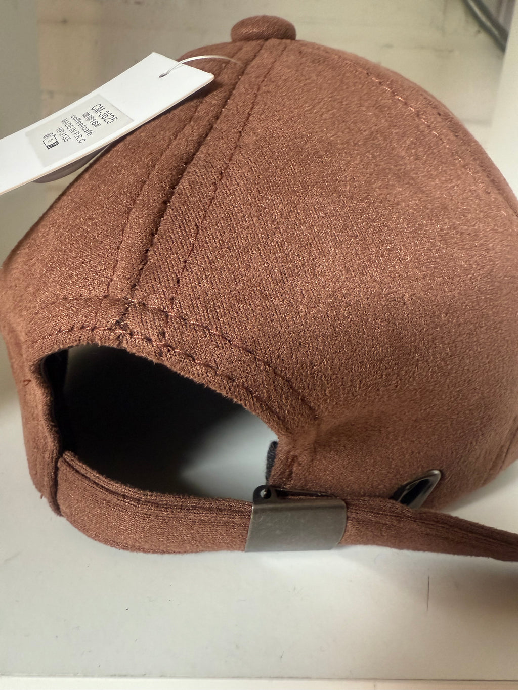 Casquette chocolat velour CALLISTA