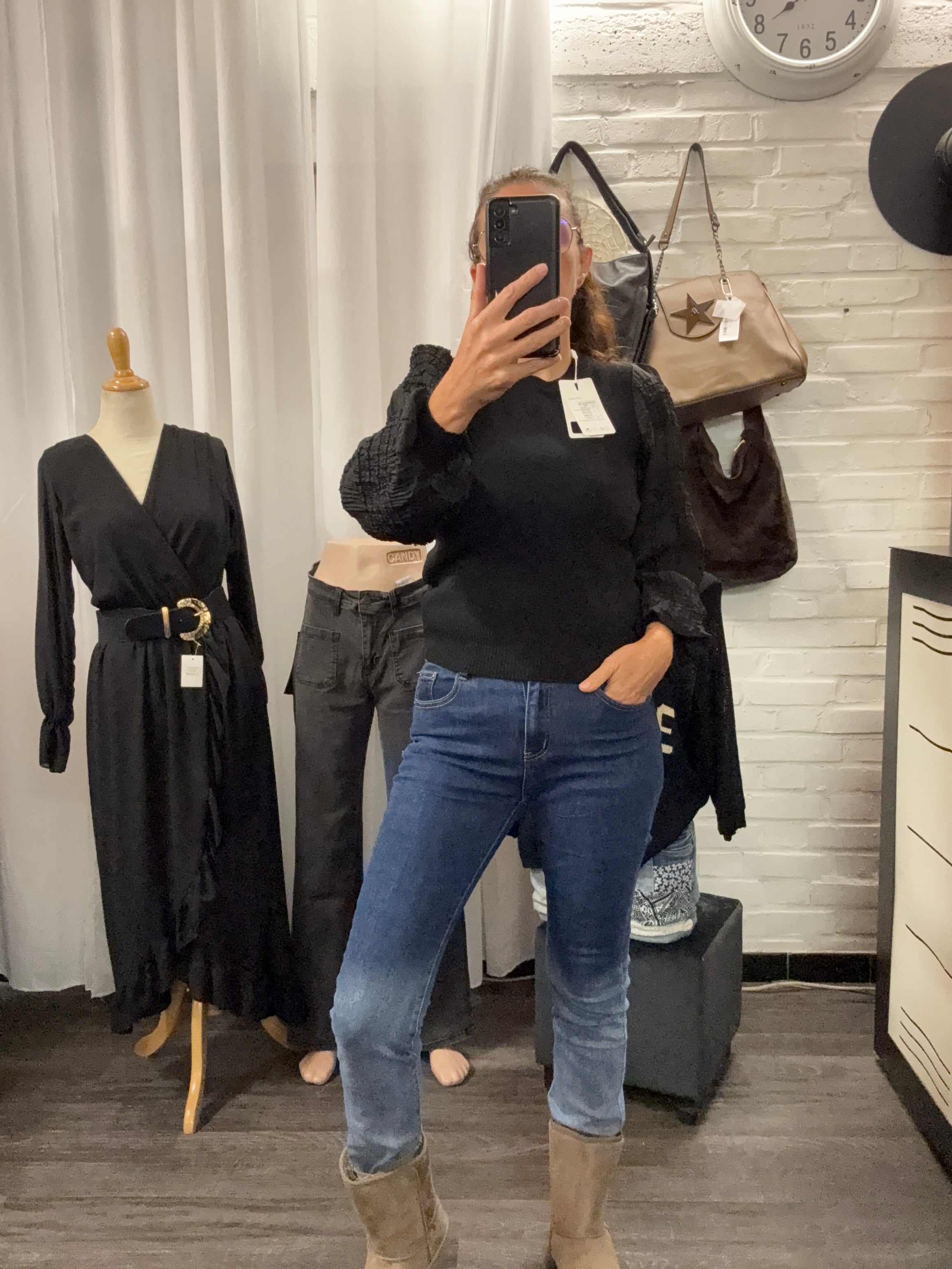 Jeans dégradé de bleu OCÉAN