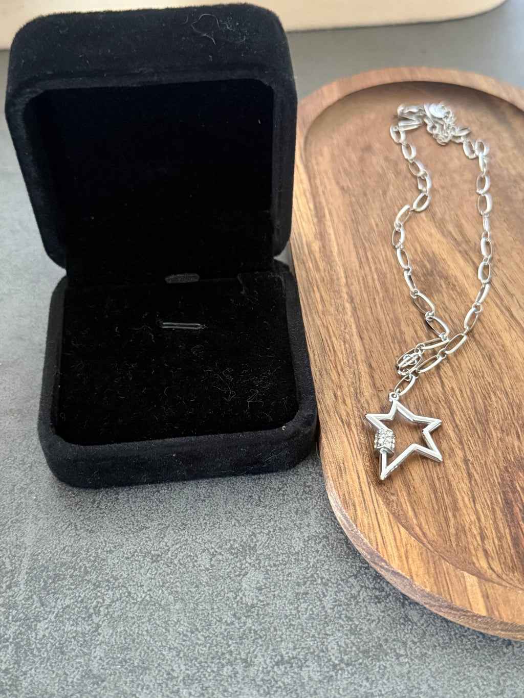 Collier acier étoile GALAXI