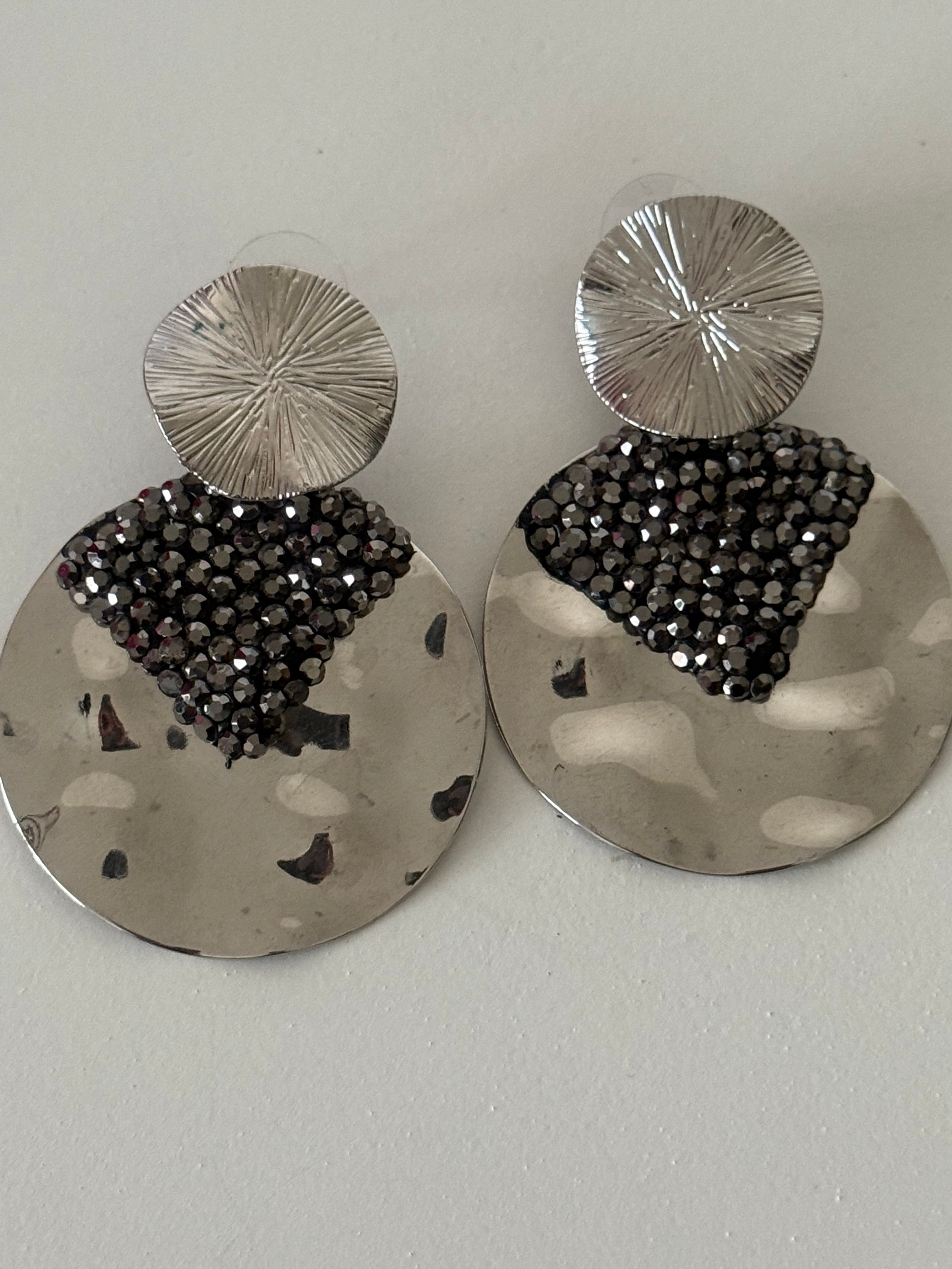 Boucles d oreille acier MYLA