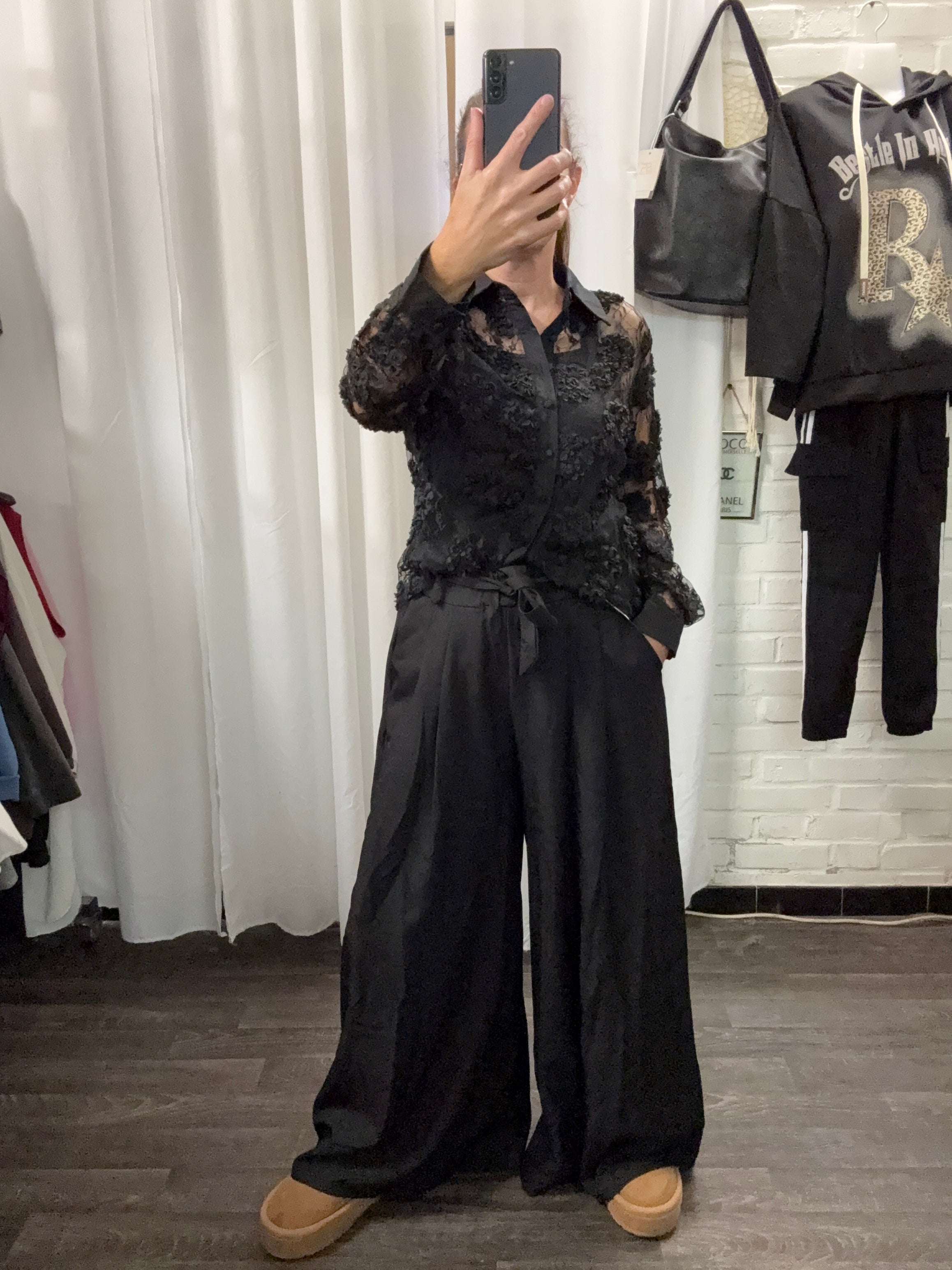 Chemise et débardeur dentelle STEPHY