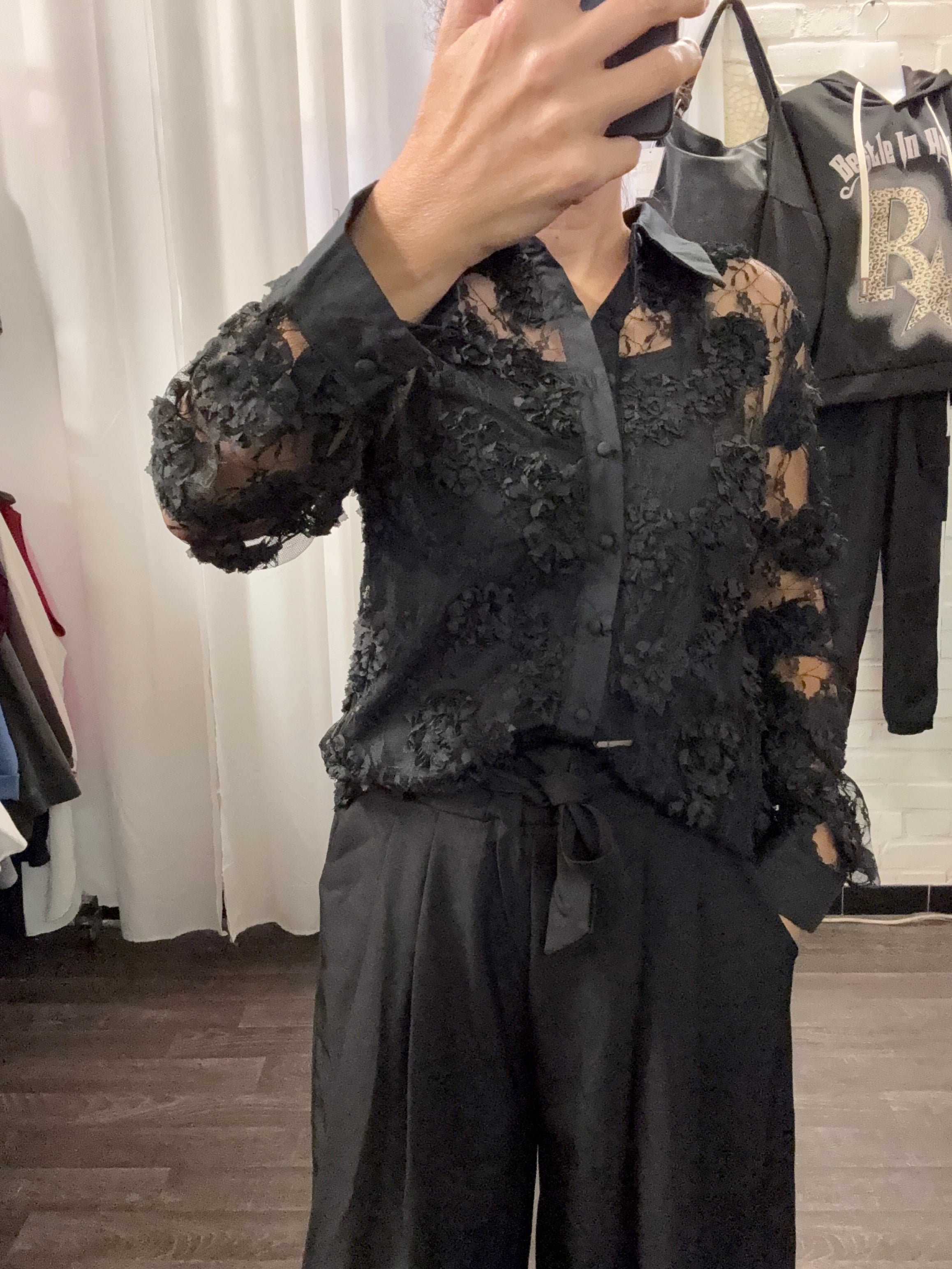 Chemise et débardeur dentelle STEPHY