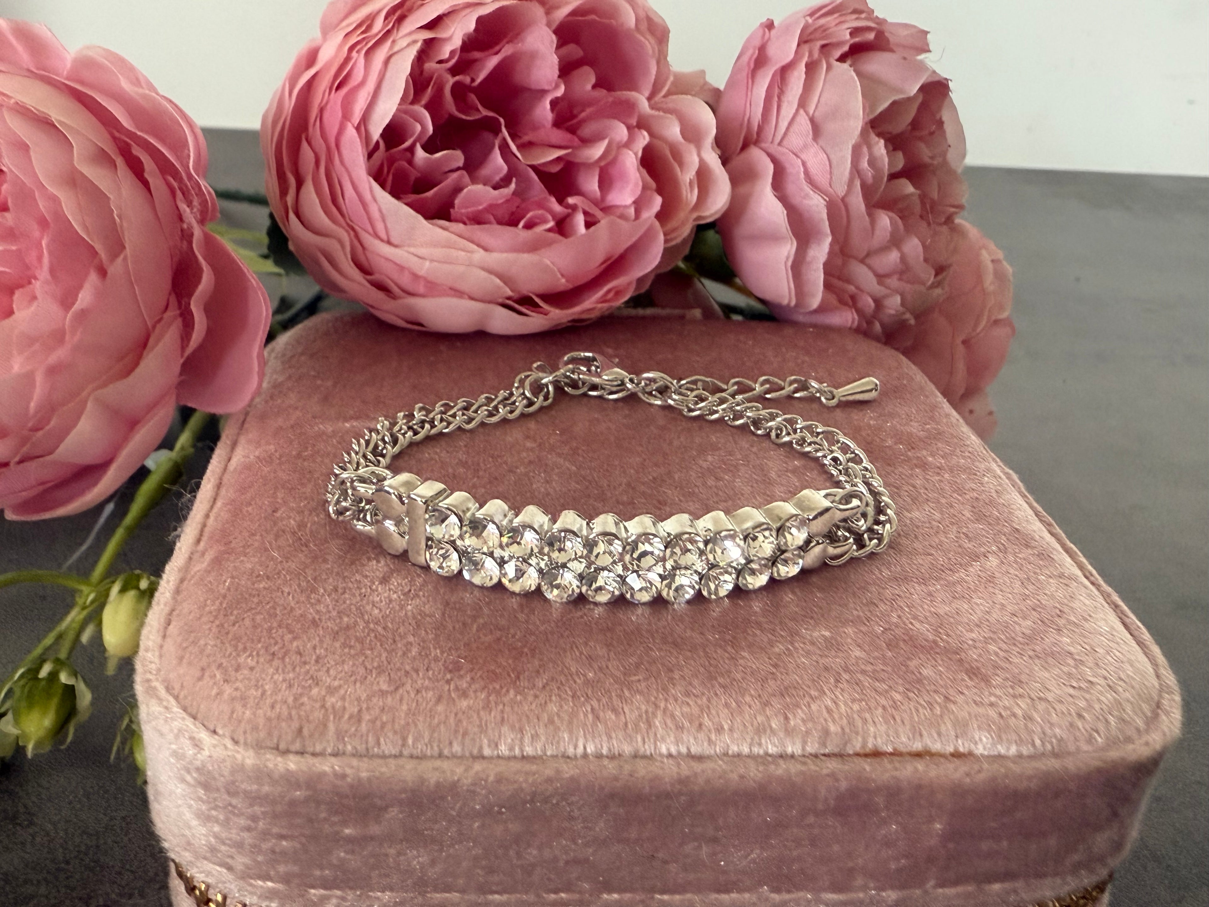 Bracelet acier strass KENDAL