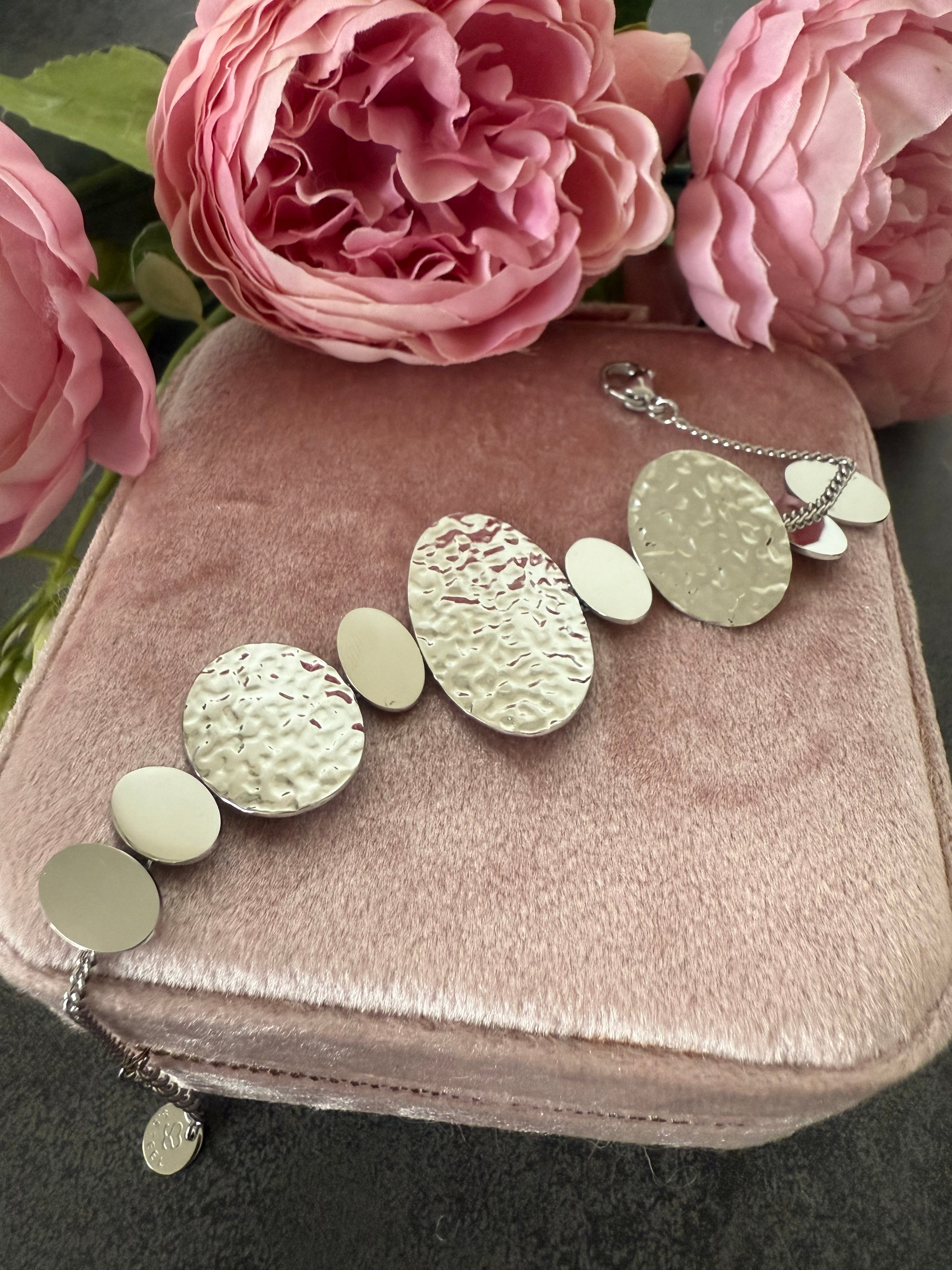 Bracelet acier martelé OCTAVIA