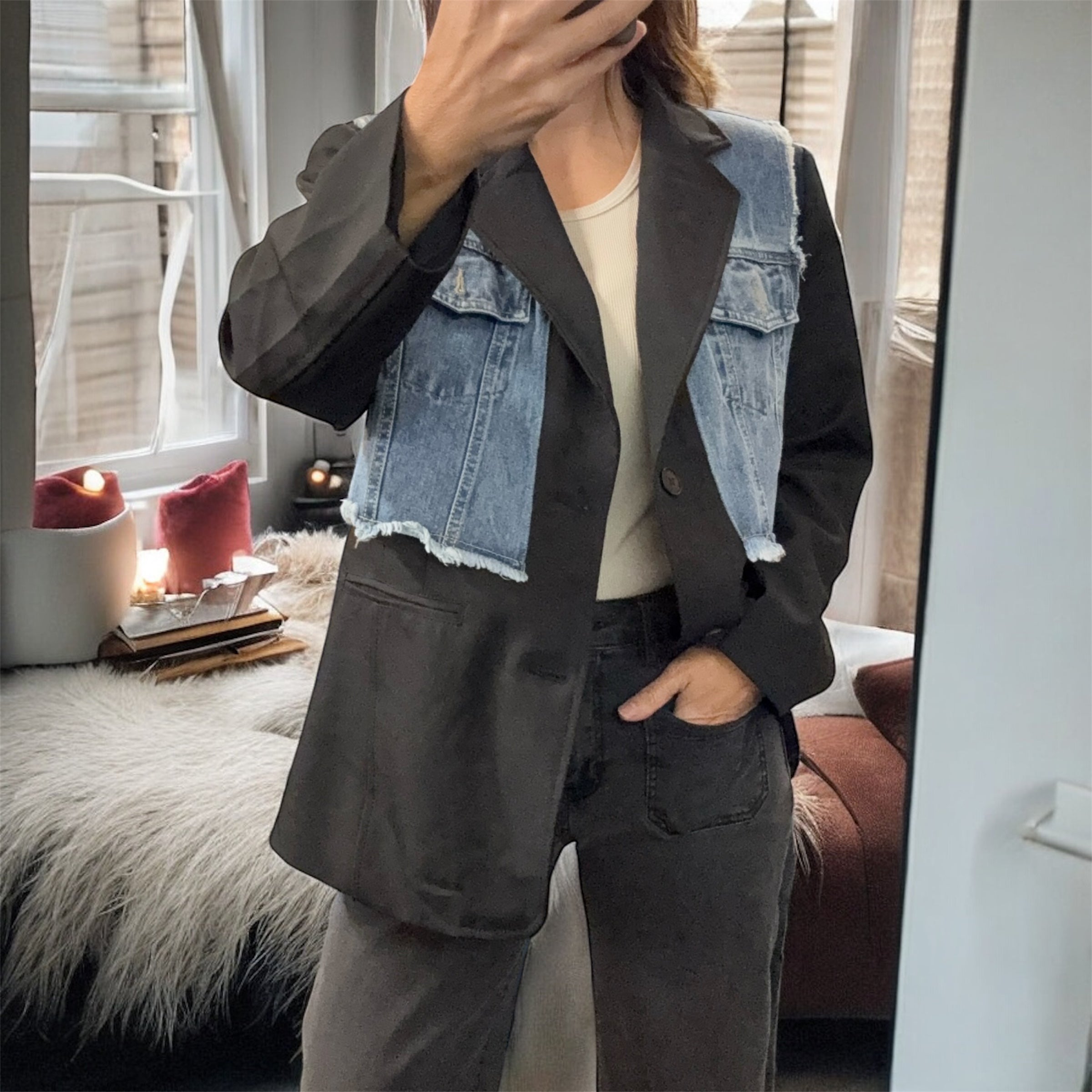 Blazer jeans ALYA